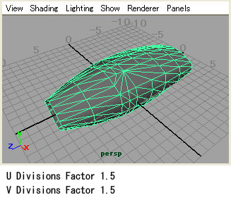 maya チュートリアル FAQ NURBS ポリゴン 変換