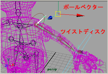 maya チュートリアル ジョイント スケルトン IKハンドル