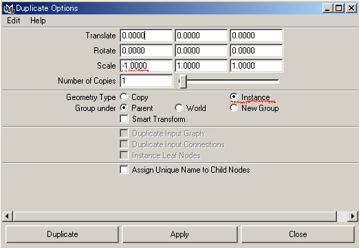 maya tutorial polygon modeling symmetric instance