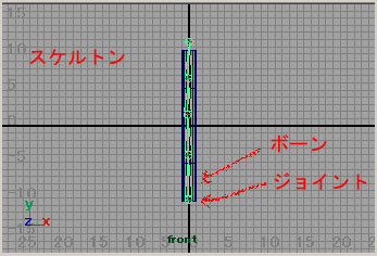 maya チュートリアル ジョイント スケルトン アニメーション